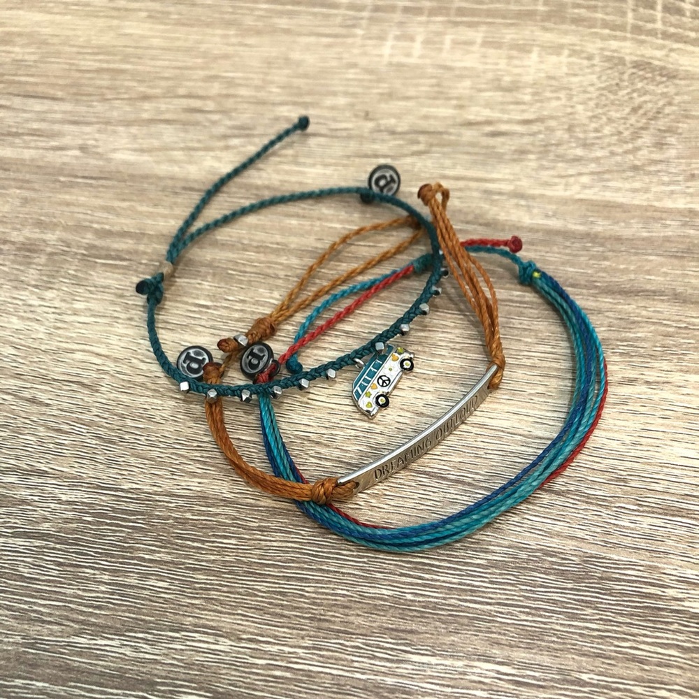 Pura Vida Bracelets With Charms Bundle